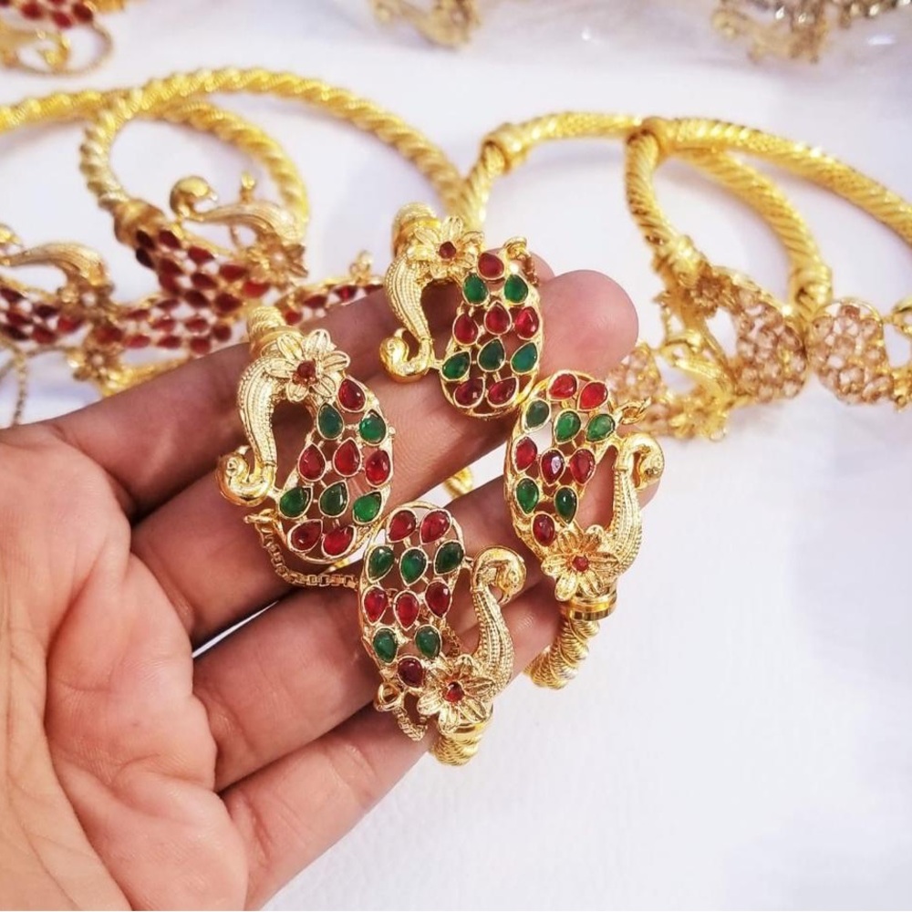 Peacock design bracelets